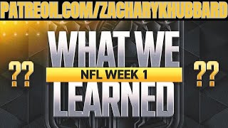 NFL Week 1 Early Review | The National Fixed League is back!