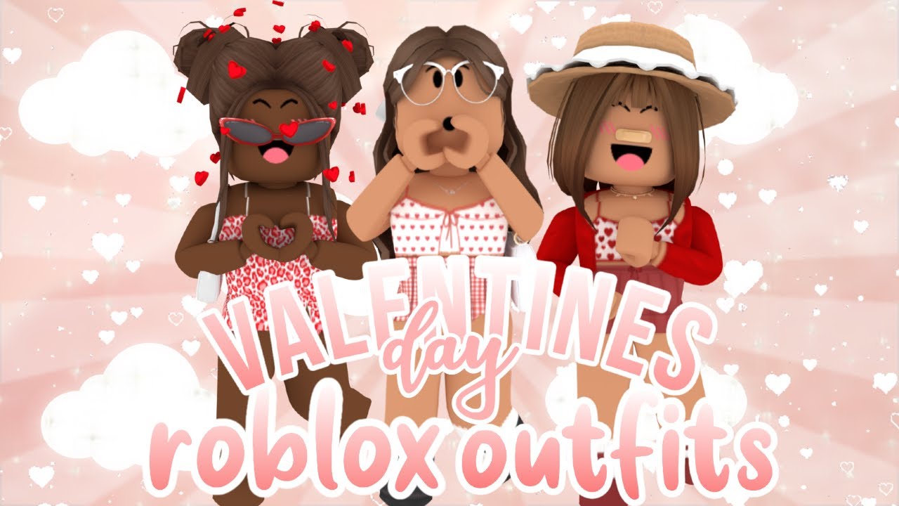 aesthetic VALENTINES DAY OUTFITS for ROBLOX links+codes YouTube