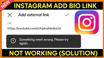 Fix Instagram Something went wrong please try again Later Bio Link Not working