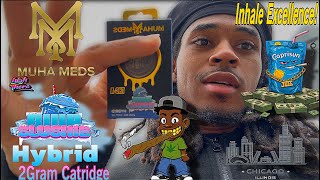 THCa Muha Meds Blue Slushie Hybrid 2G Cartridge! Down Town Chicago