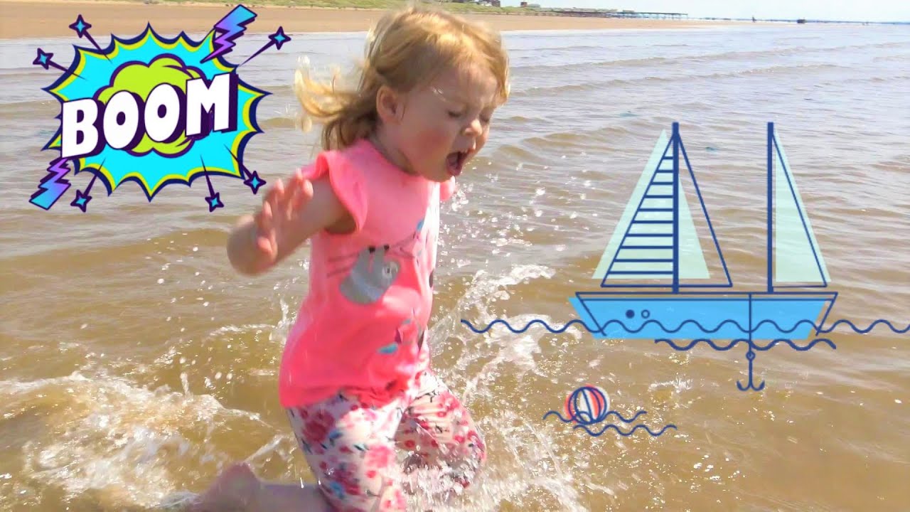 Olia Toys | Fun Day on the Beach | Funny Stories For Kids | Happy Time ...