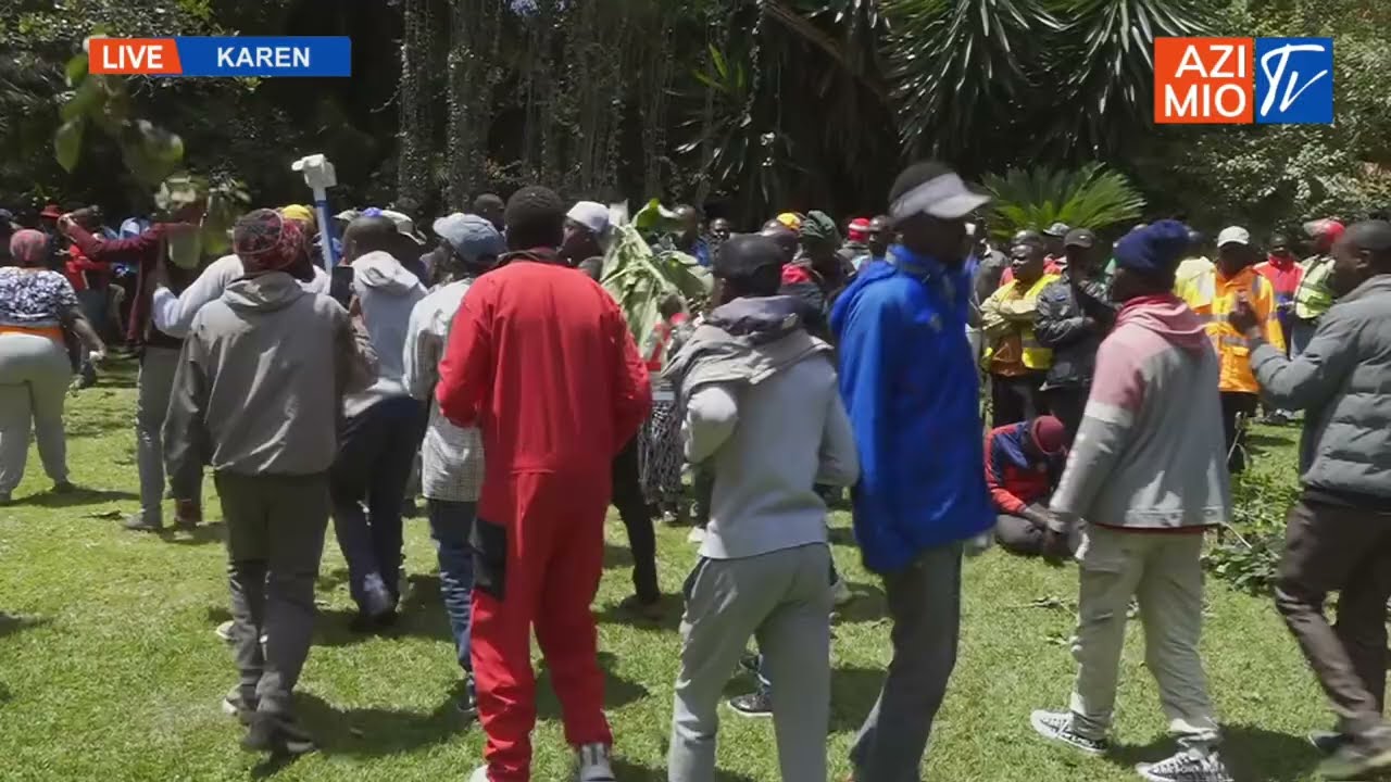 SCENES in Karen, Nairobi as Kenya mourns the passing of Rt. Hon. Raila Amolo Odinga