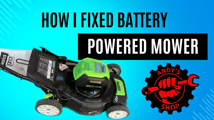 How to FIX Battery Powered Greenworks Mower