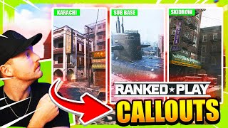 Pro RANKED PLAY CALLOUT GUIDE | Karachi, Sub Base, Skidrow