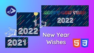 Happy New Year | Customized Dev | New Year Wishes using HTML & CSS screenshot 5