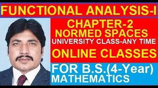 CONTINUOUS FUNCTION, UNIFORMLY CONTINUOUS FUNCTION ON A NORMED SPACE,THEOREM(P.U.BS/M.Sc.MATH2018/S)