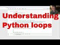 Understanding python loops