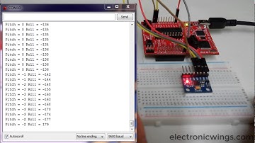 MPU6050 Accelerometer Roll and Pitch with TI launchpad