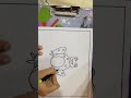 Frog drawing for kids. Easy step by step instructions for drawing frog.