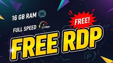 Free Windows RDP/VPS Setup | No Card Required | 16GB RAM Tutorial | FREE VPS/RDP | HIGH INTERNET 