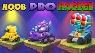 NOOB vs PRO vs HACKER - Tank Hero - The Fight Begins