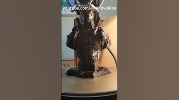 Deadpool Bust 3D Printed Time lapse