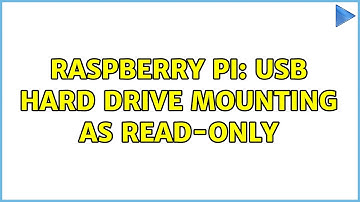 Raspberry Pi: USB Hard drive mounting as Read-Only (2 Solutions!!)