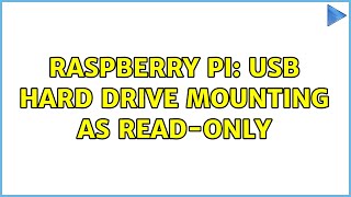Celebrity Raspberry Pi: USB Hard drive mounting as Read-Only (2 Solutions!!) Net Worth