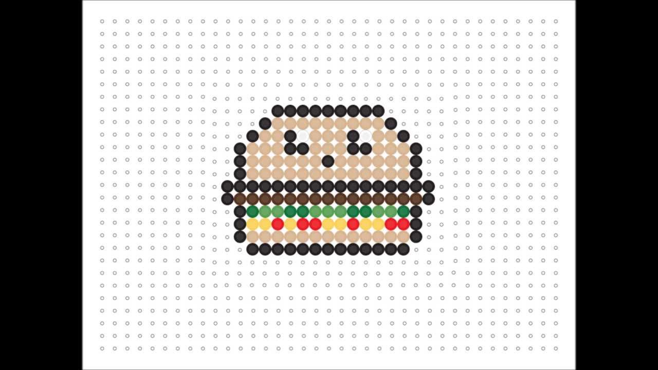 bead pikachu hama Burger Series Hama  #6) YouTube (Kawaii Bead Kawaii