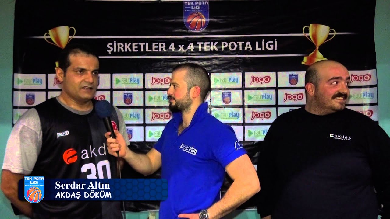 Tek Pota Ligi 2015 Güz Dönemi  ANKARA  3. Hafta AKDAŞ DÖKÜM -S. ALTIN - E. CANBAY - MAÇ SONRASI