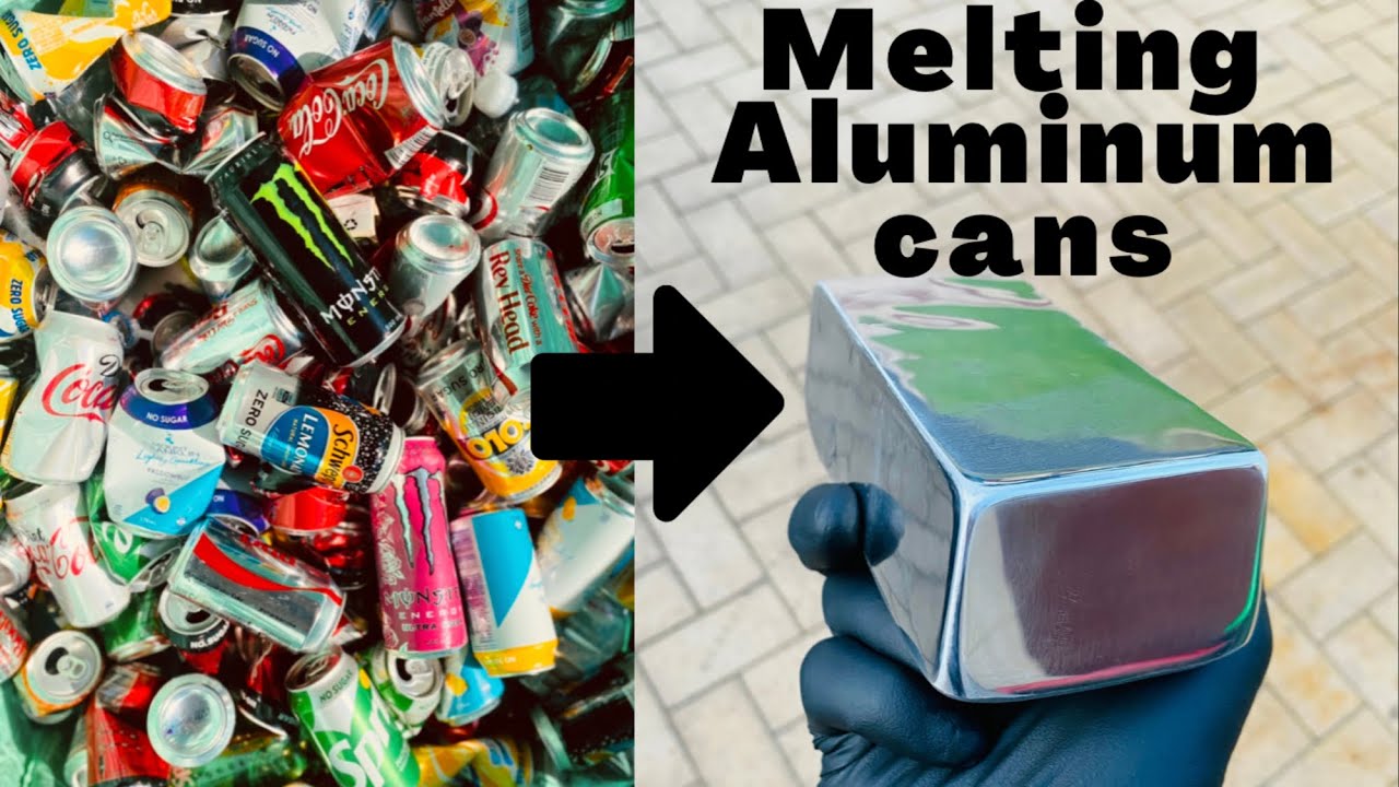 ⁣Massive Can Meltdown - Pure Aluminum From Cans - ASMR Metal Melting - Trash To Treasure - BigStackD