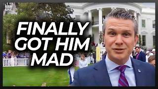 Listen to Press Go Quiet as Hegseth Makes Reporter Regret Asking This