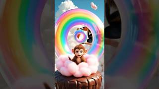 Sky Islands Gone Crazy! Baby Monkey & Duck’s Bouncy Adventure #FloatingFun #CandyCloudRide #PloopoTV