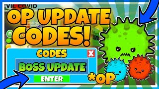 ALL NEW SECRET OP CODES! -🦠 BOSS UPDATE 🦠 | Roblox Germ Simulator