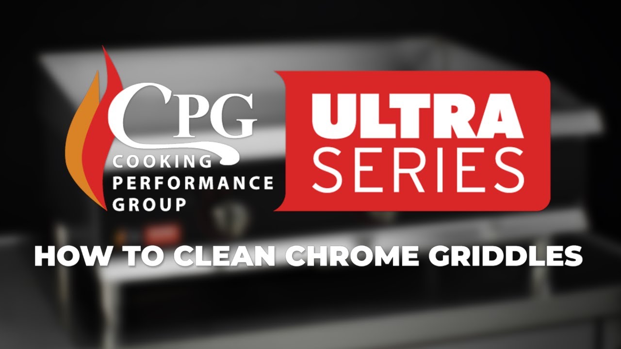 How to Clean Chrome Griddles YouTube