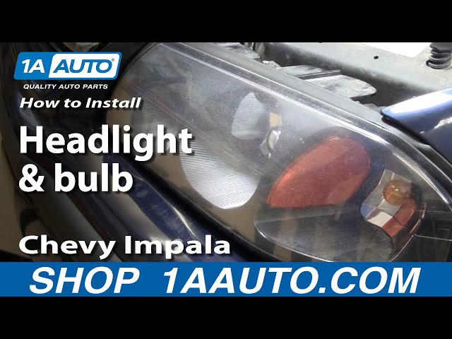 How To Install Replace Headlight And Bulb Chevy Impala 00 05 1aauto How To Install Replace Headlight And Bulb Chevy Impala 00 05 1aauto 1a Auto