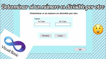 Determinar si un numero es divisible por otro| Visual Basic 2010