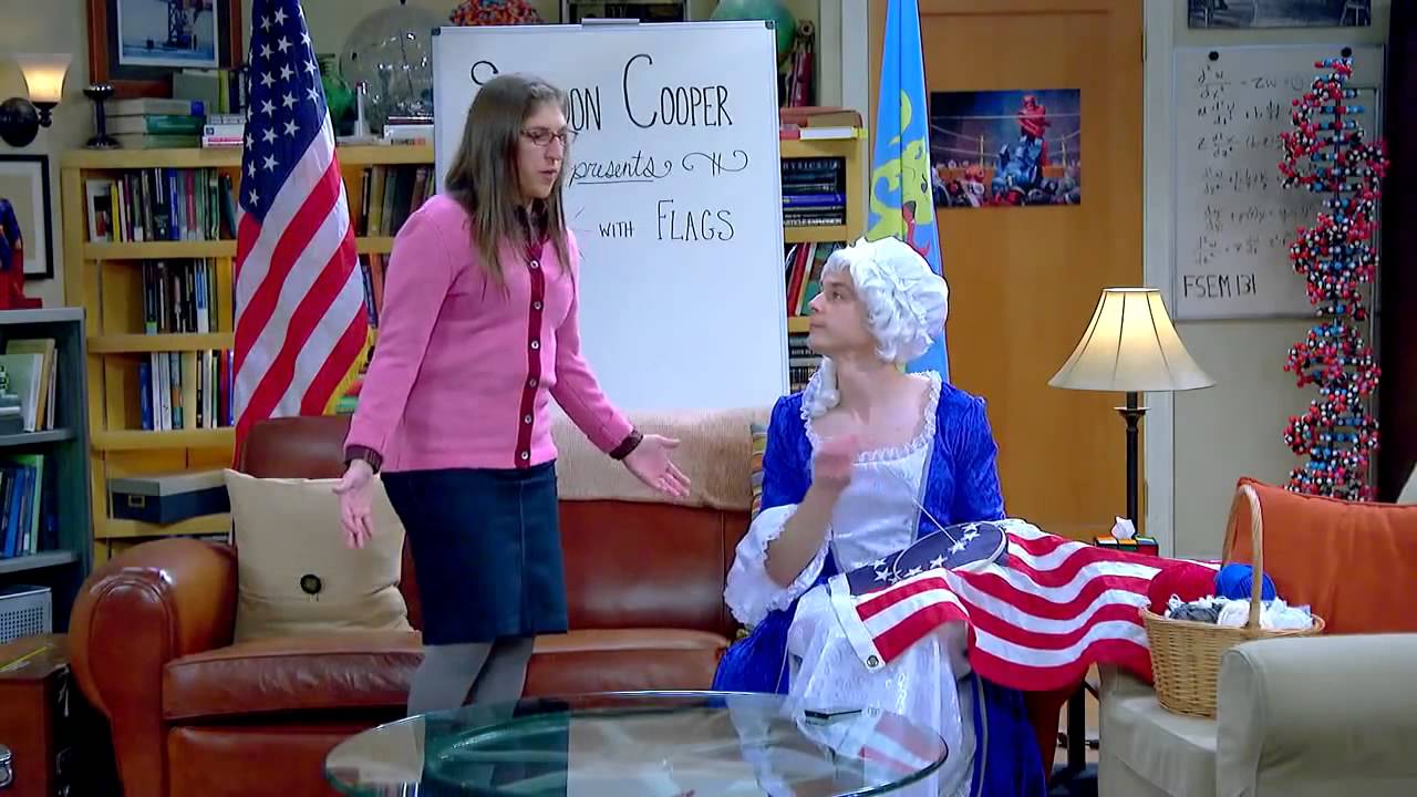 The Big Bang Theory - Fun with flags - YouTube