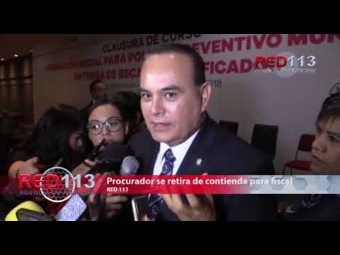 VIDEO Procurador de Michoacán se retira de la contienda para fiscal del estado