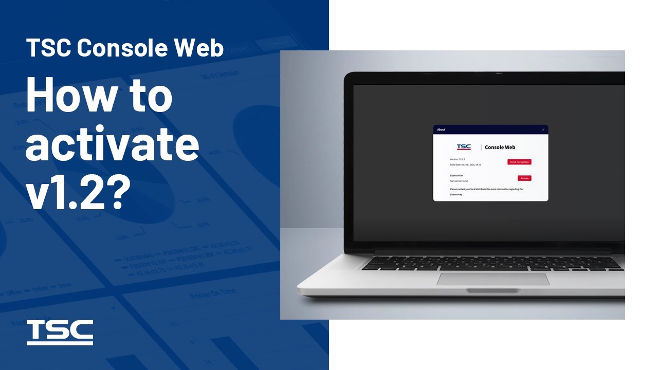 How to Activate TSC Console Web (v1.2) - YouTube