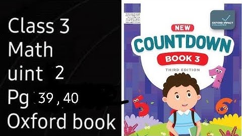countdown book 3 third edition pg 39   40/ class 3 math chapter 2 number operations pg 39 40