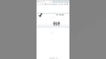 Chrome Dino Game Hack |  #games #javascript #programming #chrome #codewithharry  #apnacollge #short