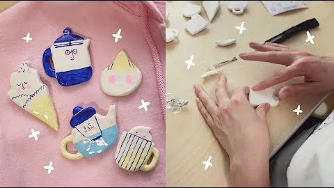 I made my own clay pins! ~ Frannerd