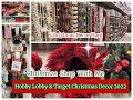 CHRISTMAS DECOR 2022 | HOBBY LOBBY CHRISTMAS DECOR | TARGET CHRISTMAS DECOR | SHOP WITH ME