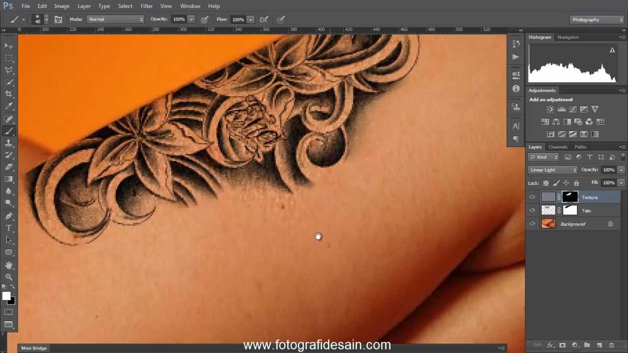 Cara Membuat Tato  dengan Photoshop YouTube