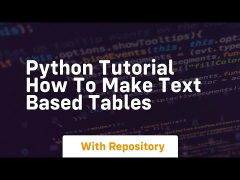 python tutorial how