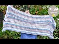 Easy crochet shawl pattern  the beached granny wrap