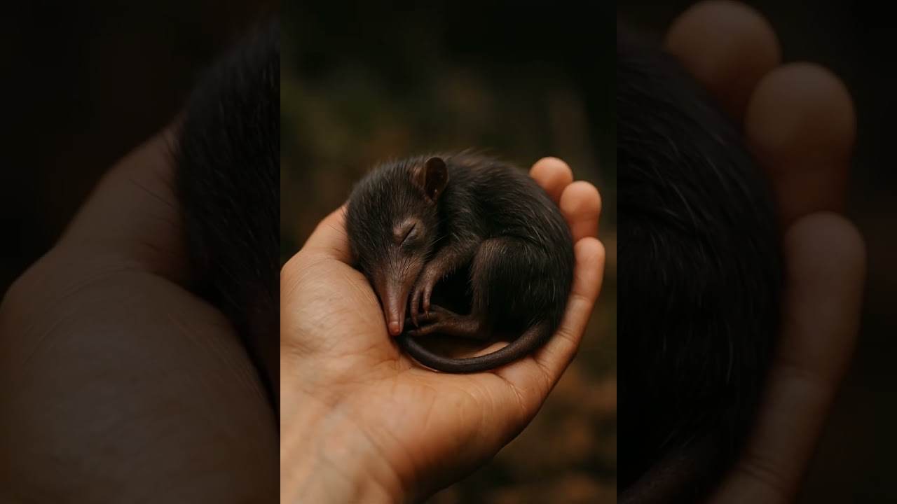 The Mysterious One: Baby Solenodon in Stillness