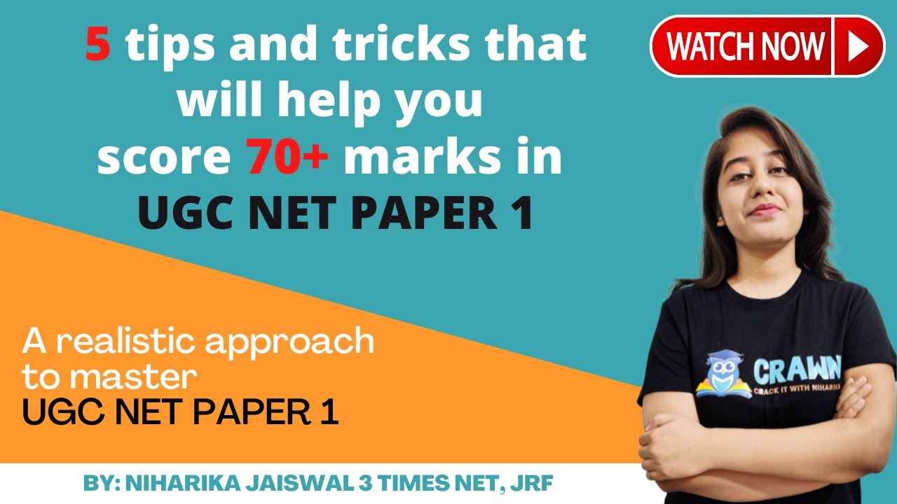 5 Tips & Tricks to score 70+ marks in NTA UGC NET Paper 1 / *Realistic ...