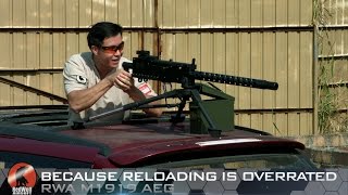Because Reloading Is Overrated – RWA M1919 AEG - Redwolf Airsoft RWTV screenshot 2