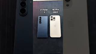z fold 7 vs 16 pro max #ytshorts #trending #shortsfeed #shorts #mobile #technology #trend #bhura