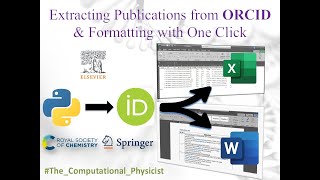 Extracting Publications from ORCID & Formatting with One Click