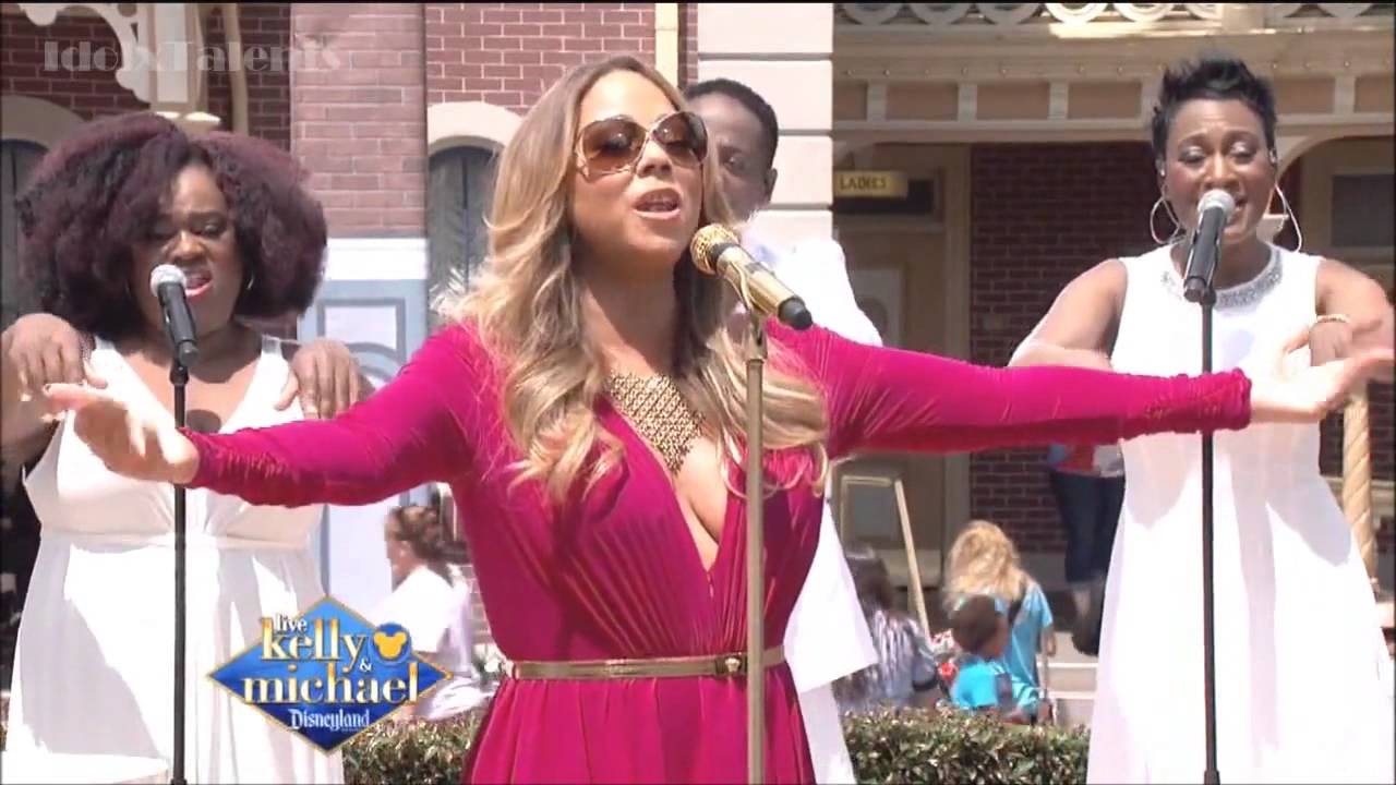 Mariah Carey  - Vision Of Love & Infinity - Kelly and Michael Show Live