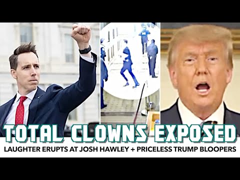 Laughter Erupts At Josh Hawley + Priceless Trump Bloopers At Jan.6 Hearing