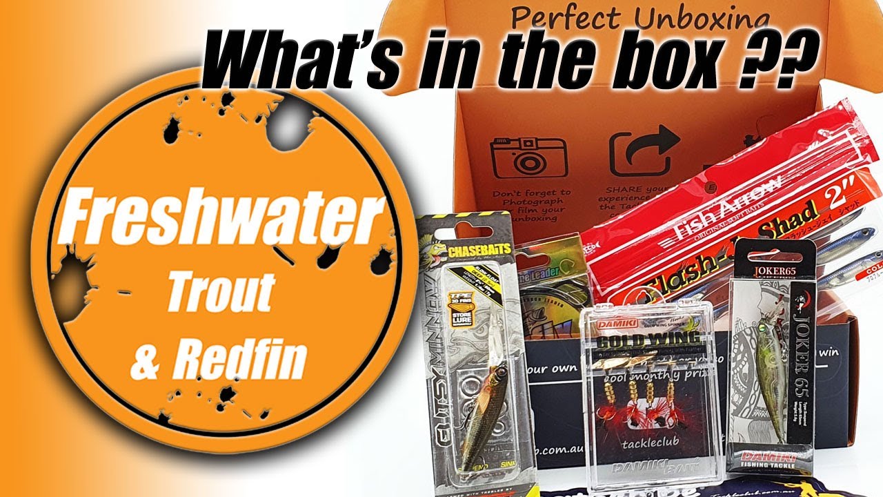 What's in your BOX ? Tackle Club February 2021 Trout & Redfin BOX revealed