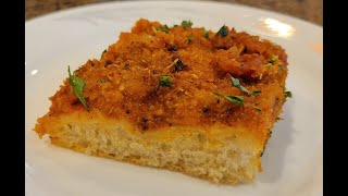 Sfincione (Sicilian Holiday Pizza)