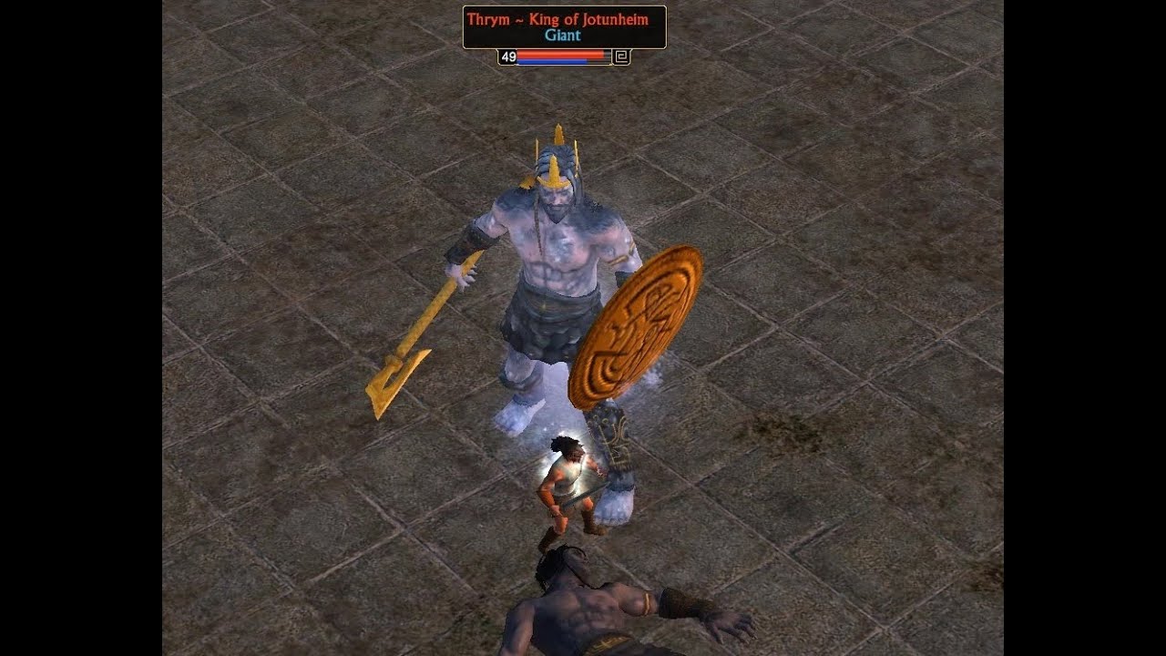 Thrym King of Jotunheim - Boss Fight - Titan Quest
