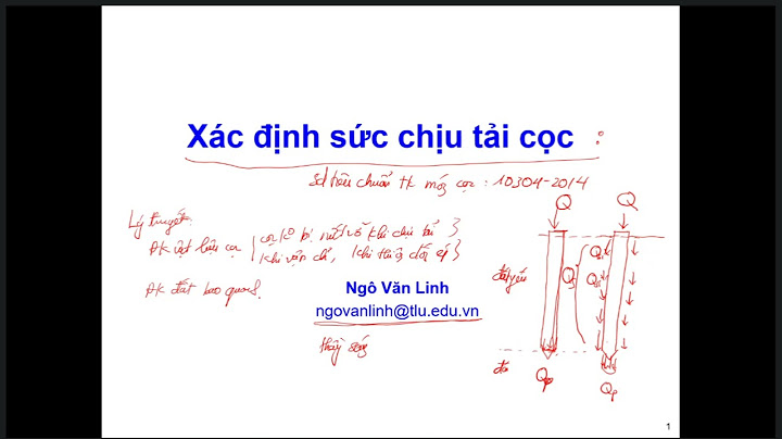 Chuyển vị cọc đạt trạng thái tới hạn là gì năm 2024