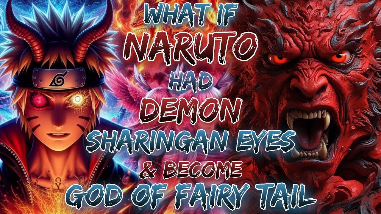 What If Naruto Had Demon Sharingan Eyes & Become God Of Fairy Tail