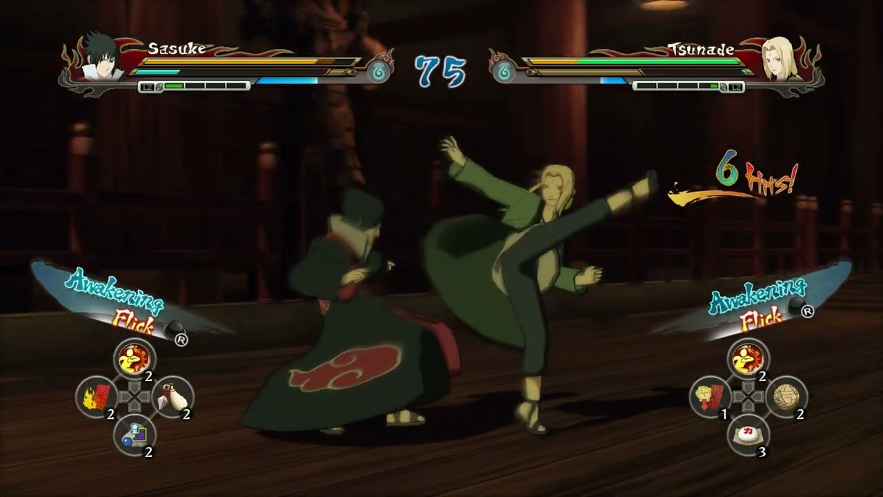 Sasuke (Taka) vs Tsunade - Naruto Shippuden Ultimate Ninja Storm Revolution